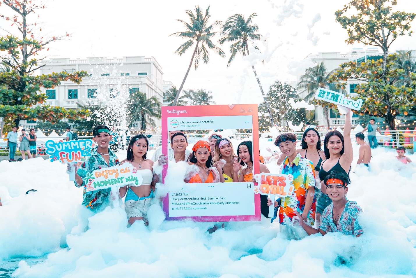 Giới trẻ thích thú check-in với Foam Party - Tiệc bọt mát độc đáo sẽ có tại Phu Quoc Marina Beach Fest  - photo-6-16678058510171752497677 - Ở Phú Quốc có một nơi như thế: Chơi vui, sống khỏe, đầy ắp trải nghiệm
