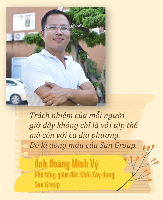 Anh Hoàng Minh Vỷ - Phó Tổng Giám Đốc Khối Xây dựng Sun Group  - quote_03mobile - Những đóa hoa dơn thóc nở trong sương gió