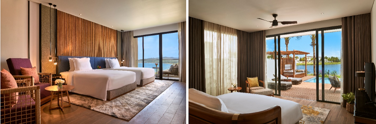Mövenpick Resort Phú Quốc có quy mô 713 phòng với nhiều lựa chọn phong phú cho du khách.