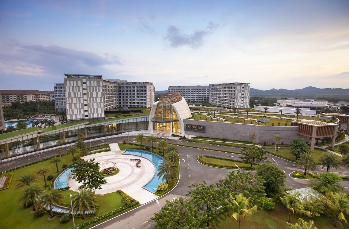 Tổ hợp Corona Resort & Casino Phú Quốc nhìn từ trên cao.  - 4-luu-y-khi-nghi-duong-bai-dai-phu-quoc_5f583b57643cb - 4 lưu ý khi nghỉ dưỡng bãi Dài &#8211; Phú Quốc